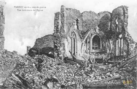 Eglise détruite (Parroy)
